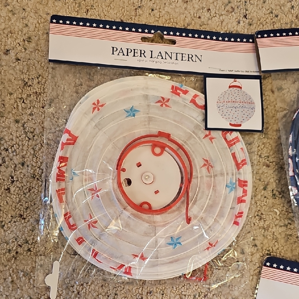 Patriotic Paper Lantern